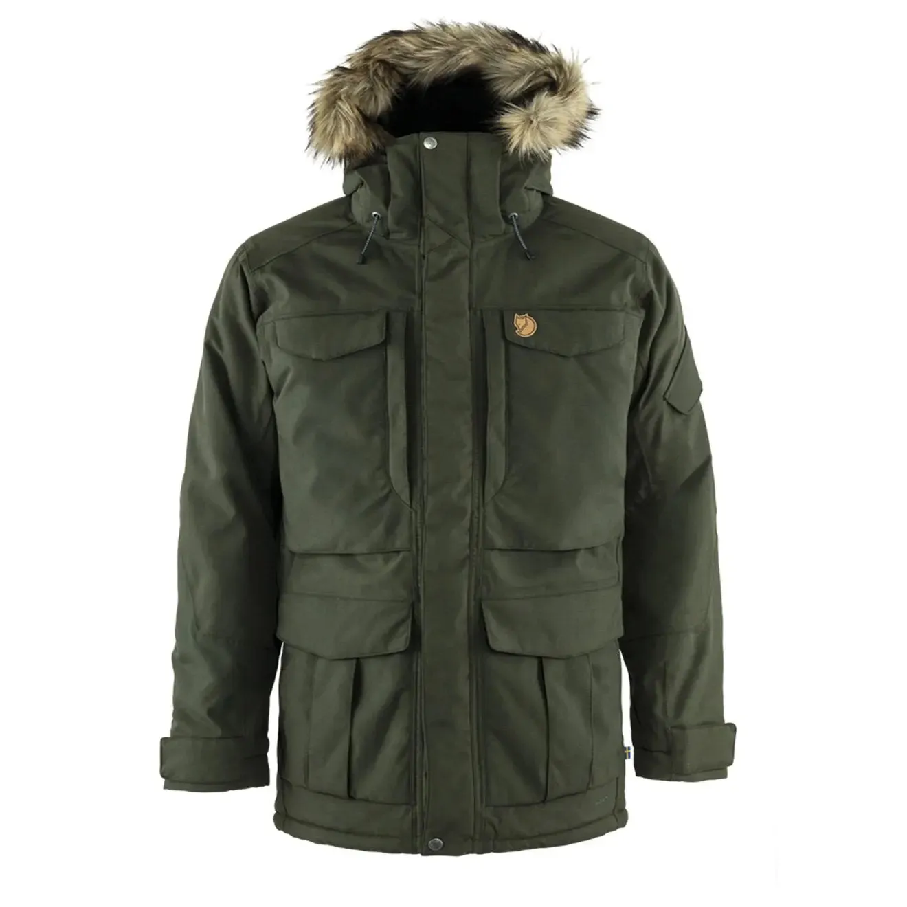 Bekleidung Fjällrävenjacken Herren Fjällräven Nuuk Parka Tiefwald