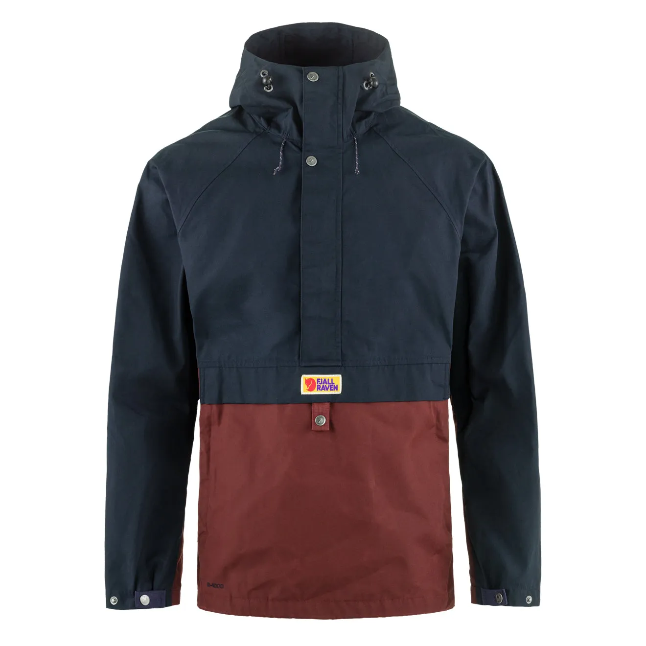Bekleidung Fjällrävenjacken Herren Fjällräven Vardag Anorak Dunkelblau / Kastanienbraun