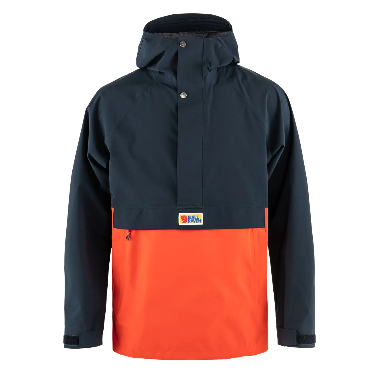Bekleidung Fjällrävenjacken Herren Fjällräven Vardag Hydratic Anorak Dunkelblau / Flammenorange
