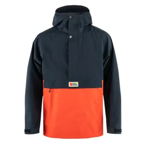 Bekleidung Fjällrävenjacken Herren Fjällräven Vardag Hydratic Anorak Dunkelblau / Flammenorange