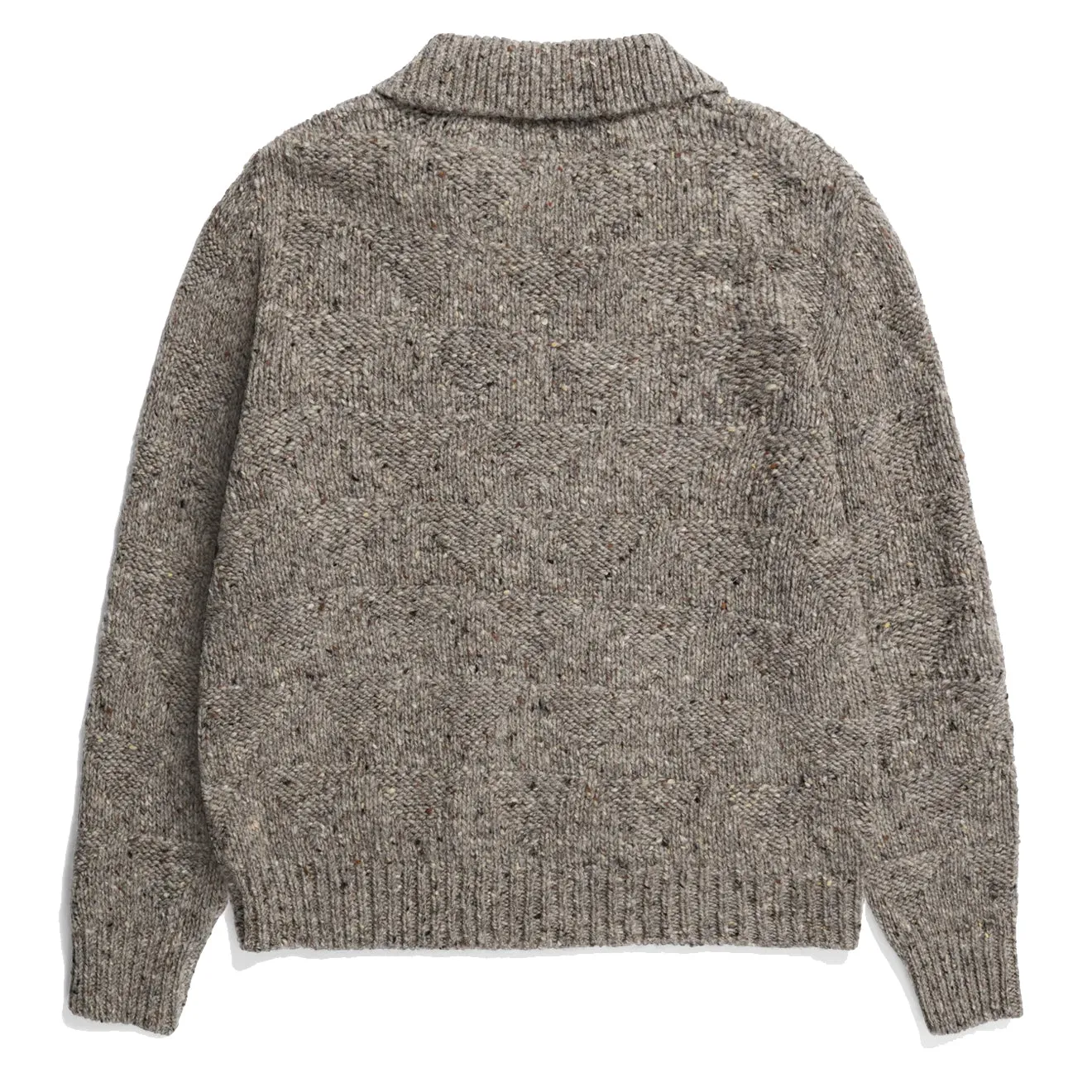 Bekleidung Norse Projects Herren Norse Projects Erik Donegal Diamond Jacket Grau Melange