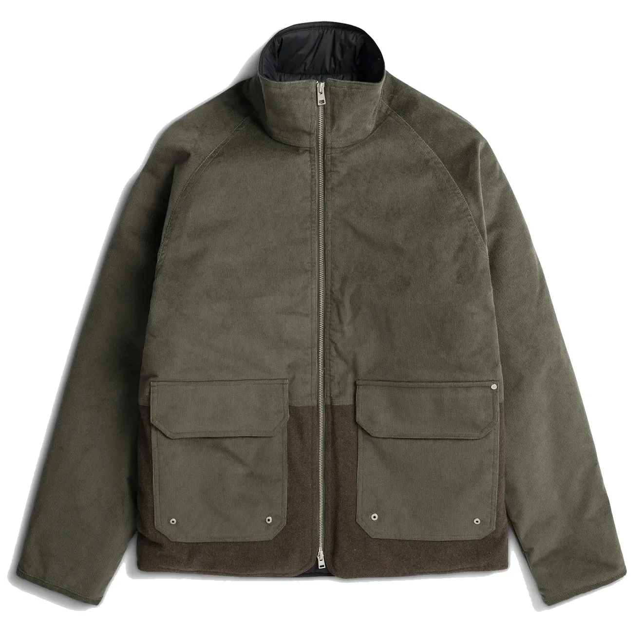 Bekleidung Norse Projects Herren Norse Projects Hakon Solotex Jacke Cord Ivy Grün