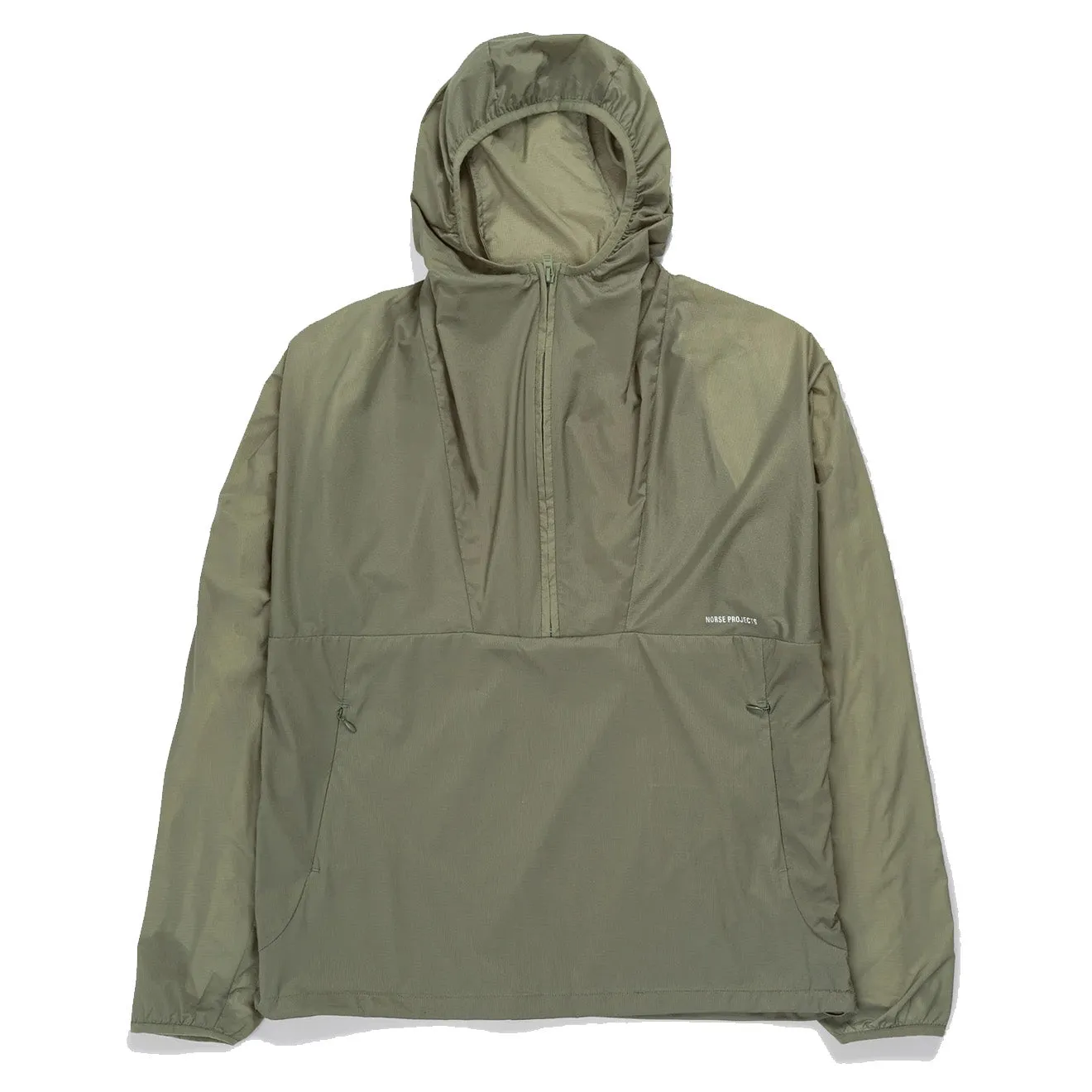 Bekleidung Norse Projects Herren Norse Projects Herluf Leichte Nylon-Jacke Getrockneter Salbeigrün