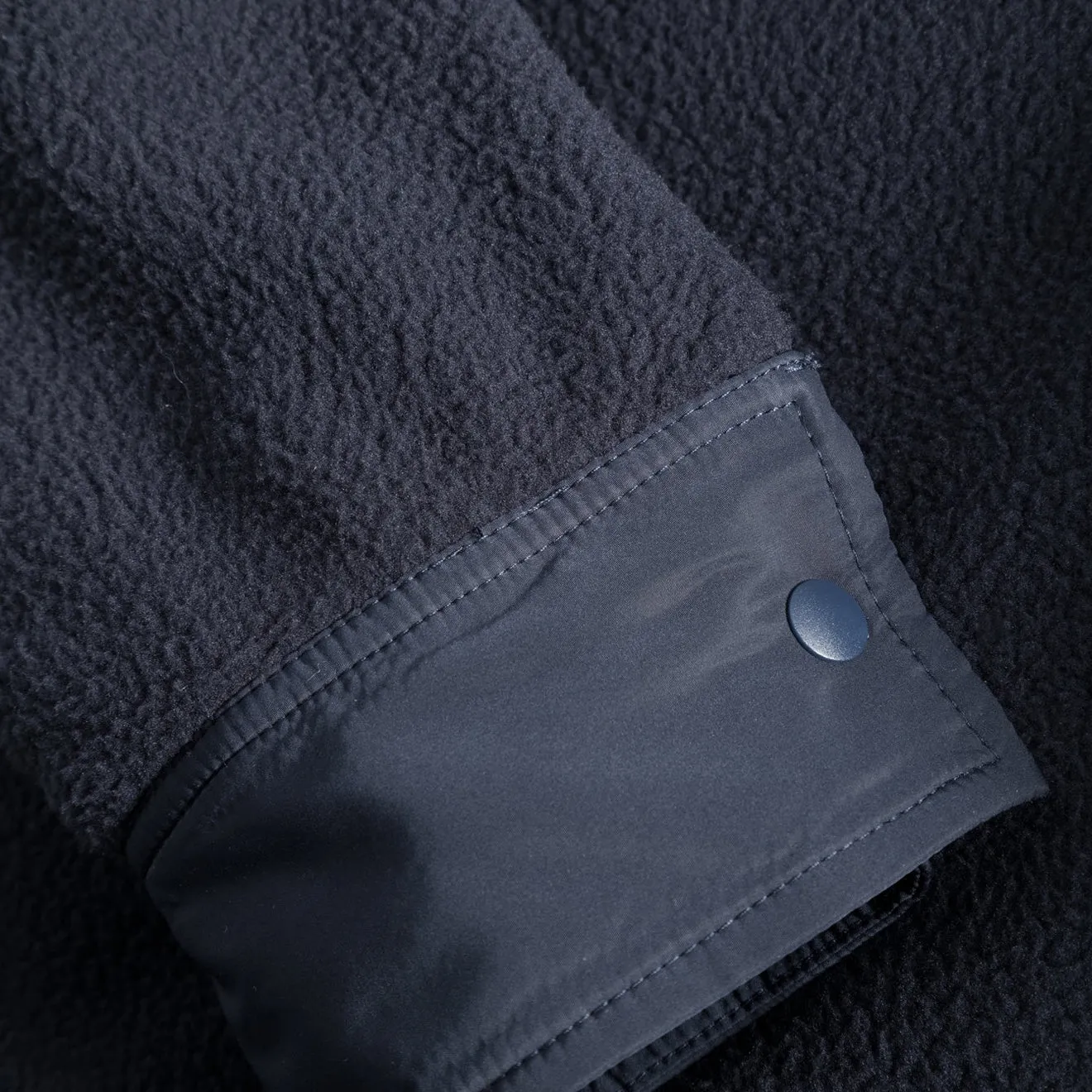 Bekleidung Norse Projects Herren Norse Projects Ulrik Umkehrbarer Fleece-Überhemd Dunkelblau
