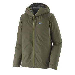 Bekleidung Patagoniajackets Herren Patagonia Boulder Fork Regenjacke Basin Grün
