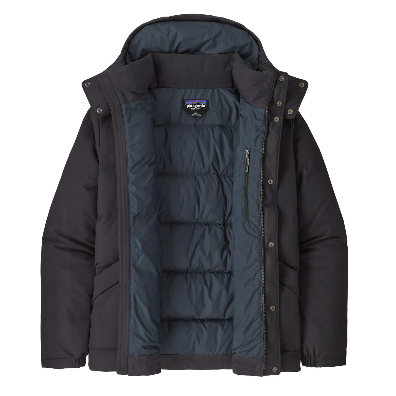 Bekleidung Patagoniajackets Herren Patagonia Downdrift Jacket Glimmendes Blau / Gebrannter Rot