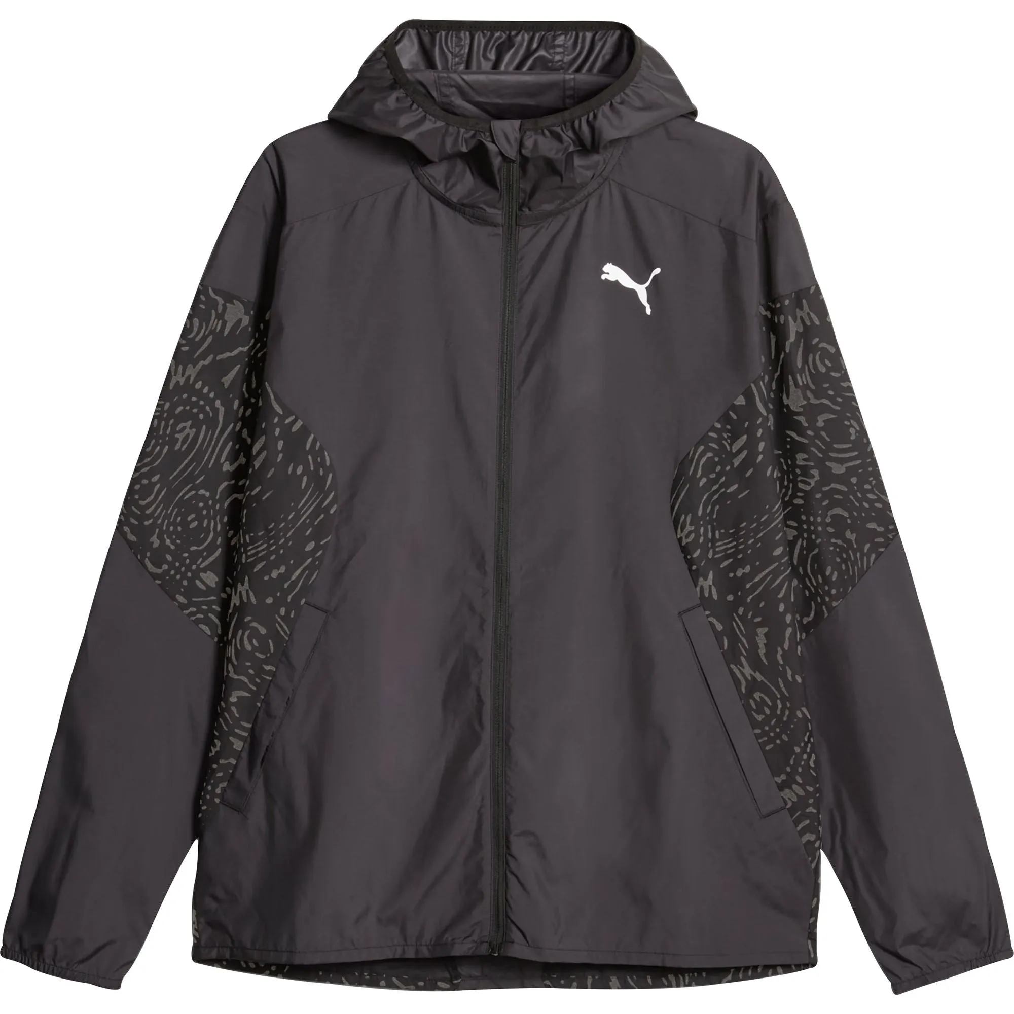 Bekleidung Puma Herren Puma Leichte Herren Laufjacke - Schwarz