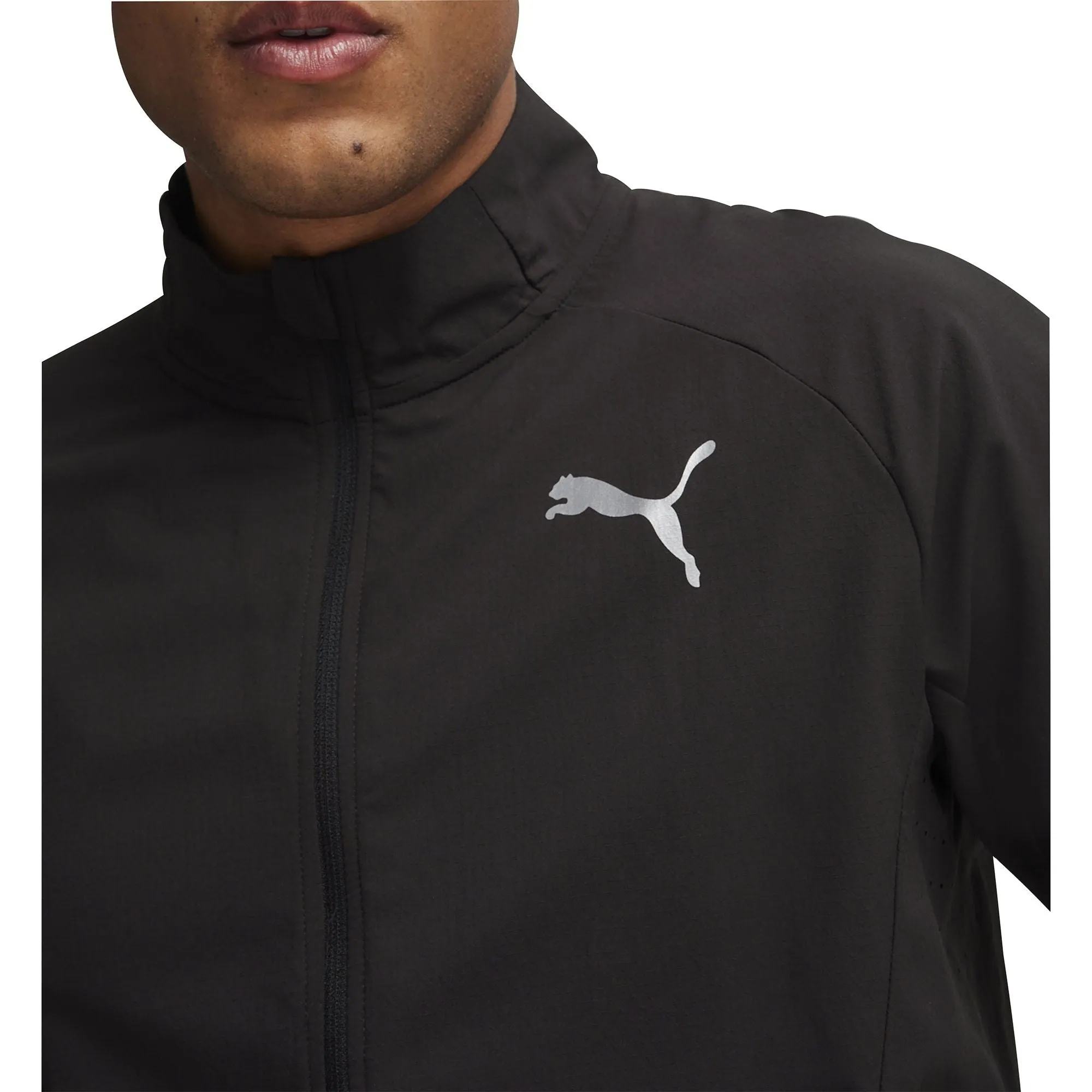 Bekleidung Puma Herren Puma Run Elite Ultraweave Herren Laufjacke - Schwarz