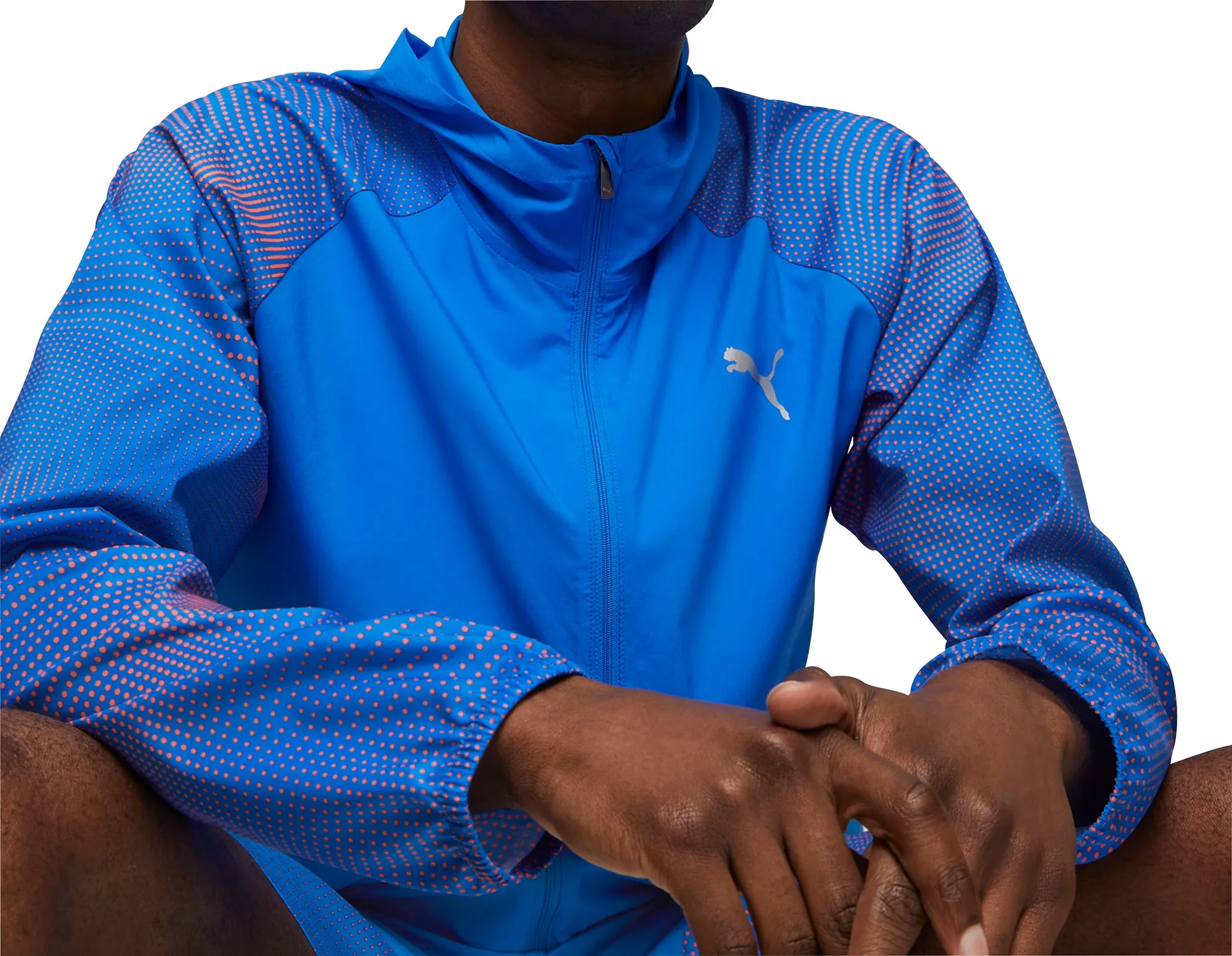 Bekleidung Puma Herren Puma Run Favourite Herren Laufjacke - Blau