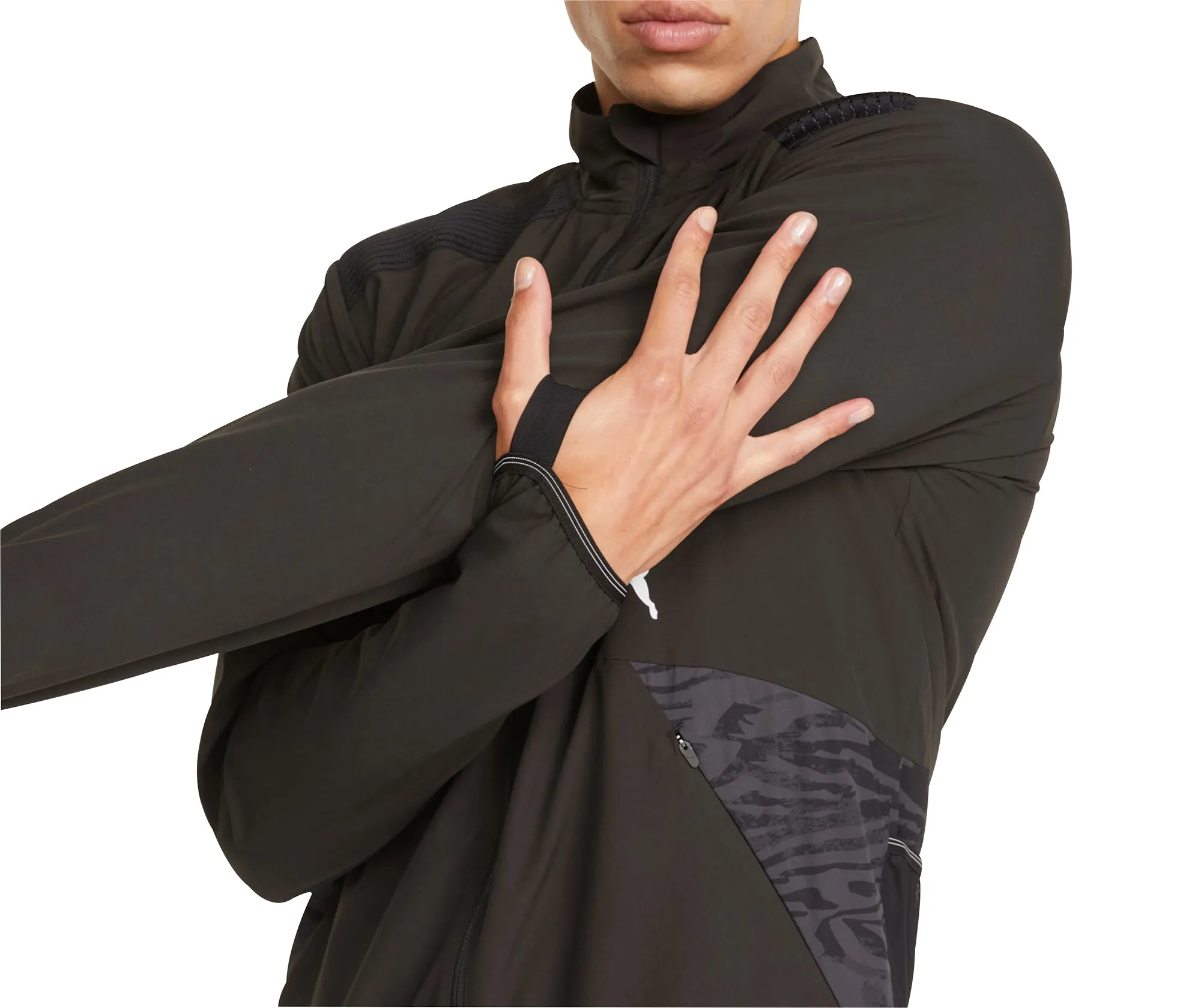 Bekleidung Puma Herren Puma Ultraweave S FSTR Laufjacke für Herren - Schwarz