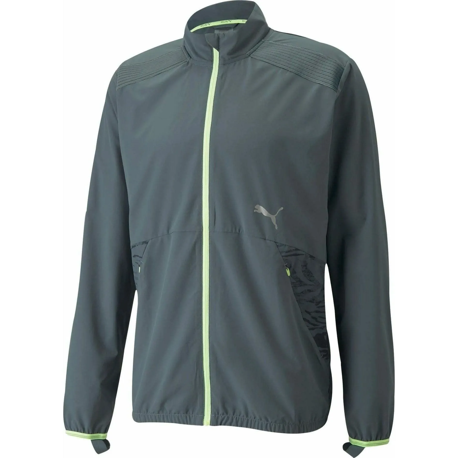 Bekleidung Puma Herren Puma Ultraweave S FSTR Laufjacke für Herren - Grau