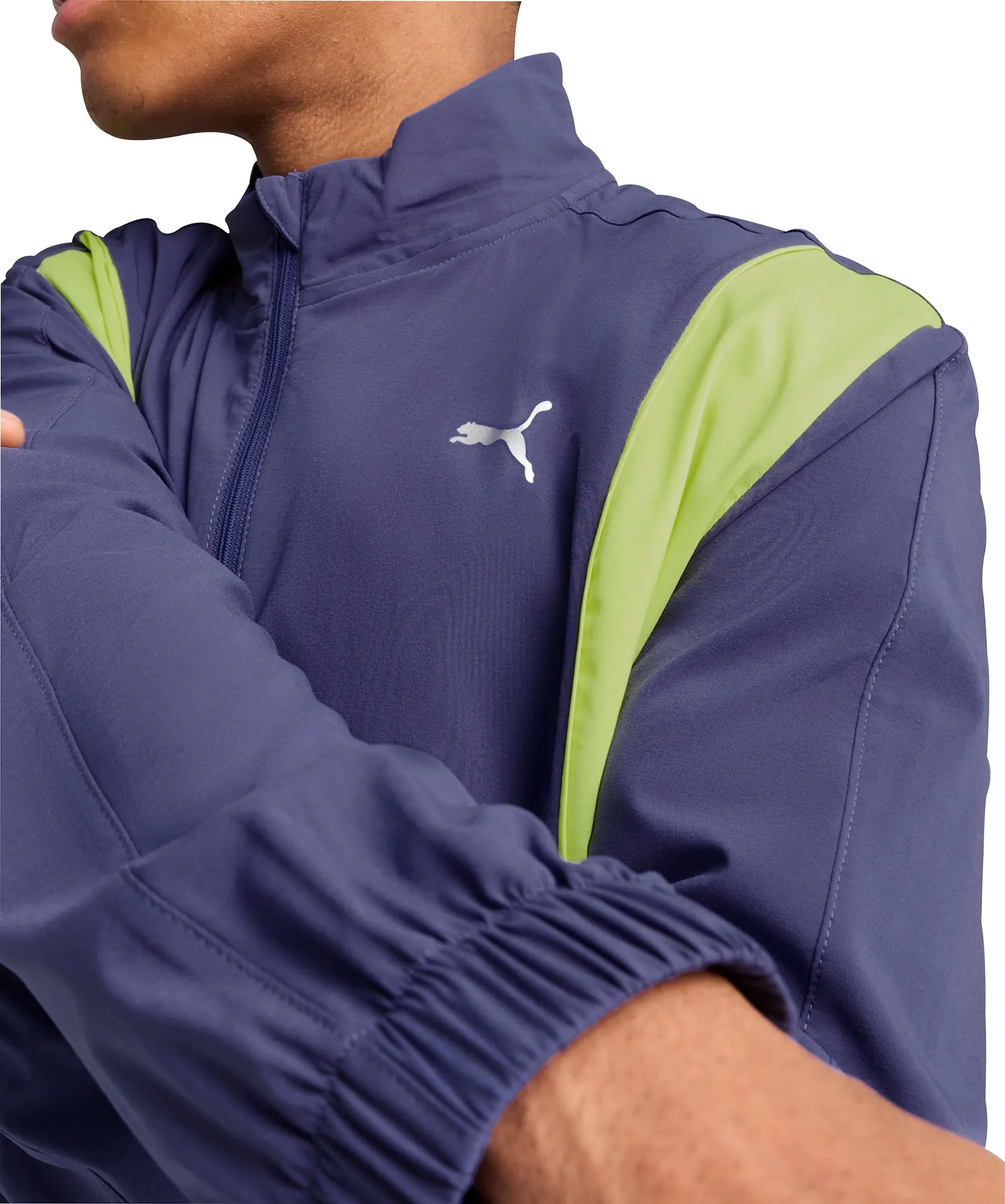 Bekleidung Puma Herren Puma Velocity Woven Laufjacke für Herren - Blau