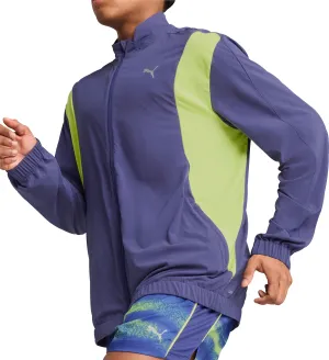 Bekleidung Puma Herren Puma Velocity Woven Laufjacke für Herren - Blau