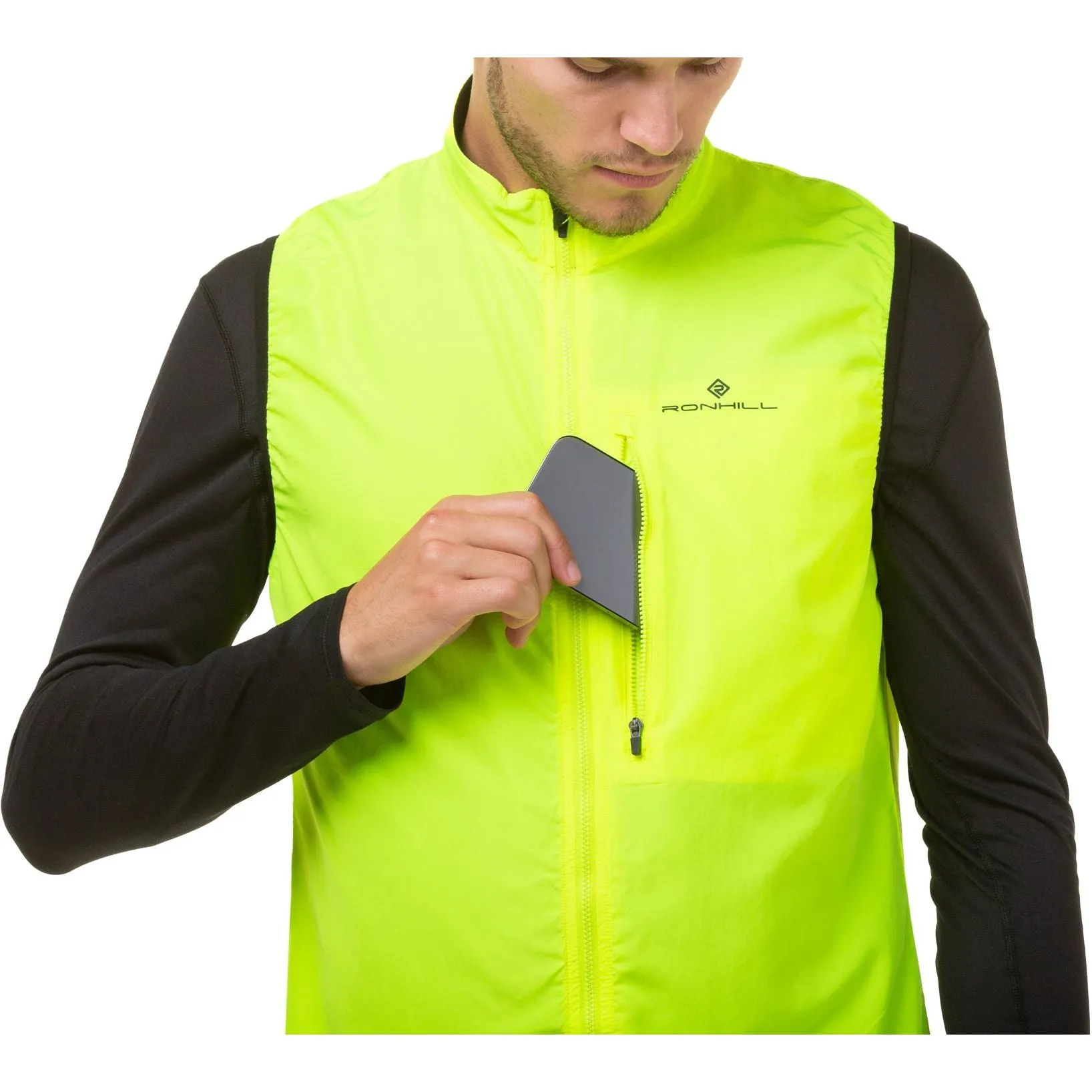 Bekleidung Ronhill Herren Ronhill Core Laufweste für Herren - Gelb