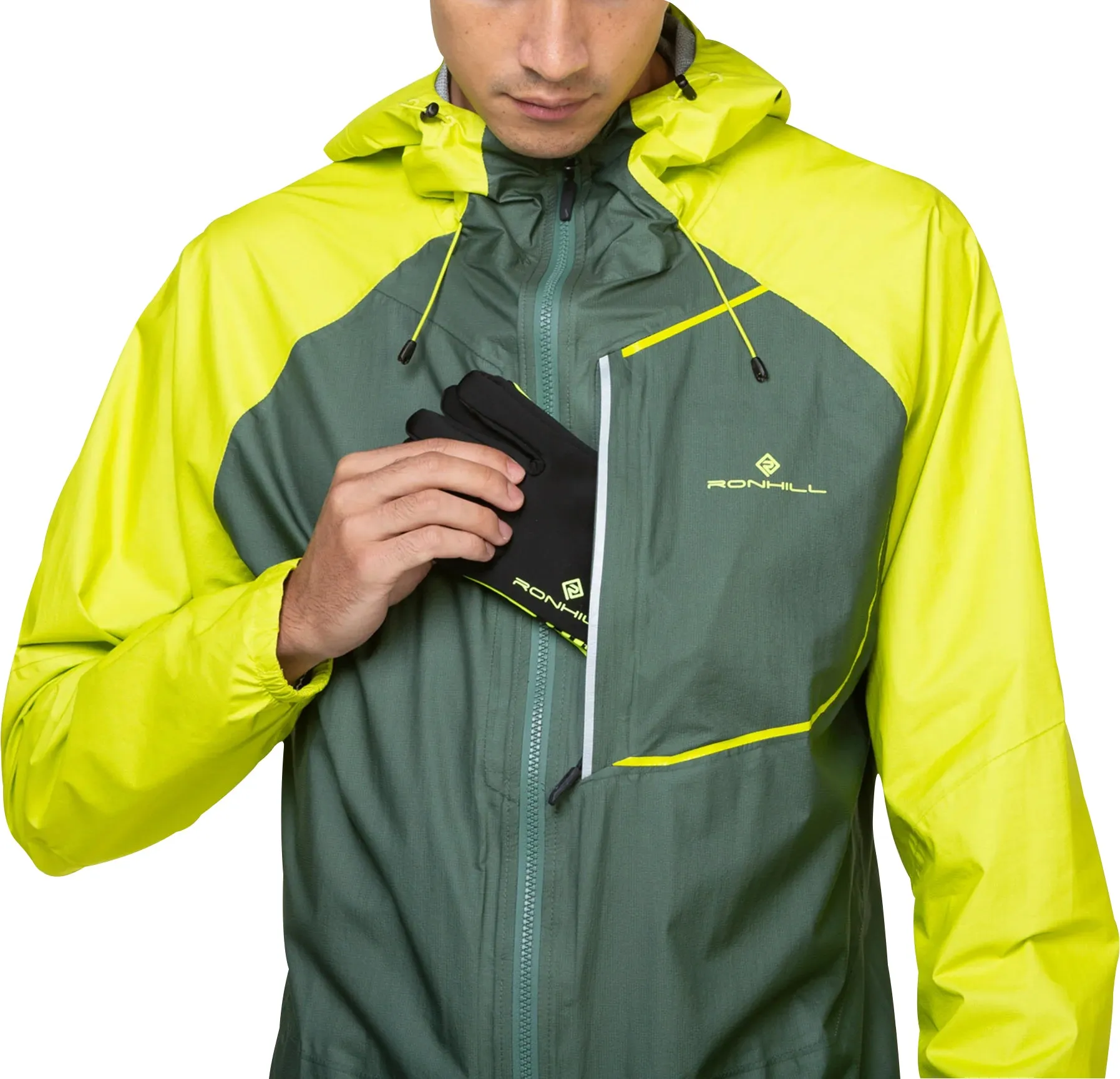 Bekleidung Ronhill Herren Ronhill Tech Fortify Laufjacke für Herren - Grün