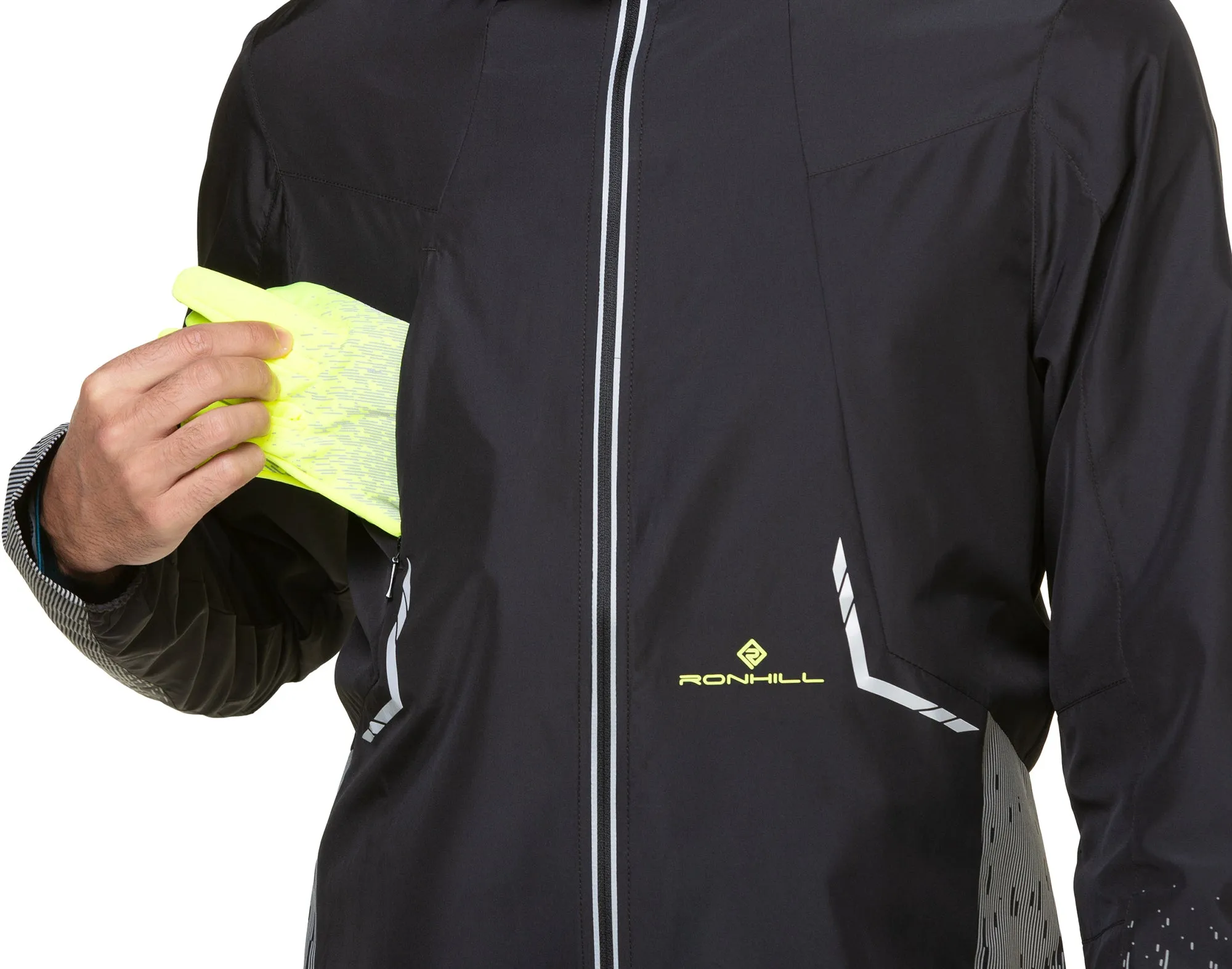 Bekleidung Ronhill Herren Ronhill Tech Reflect Herren Laufjacke - Schwarz