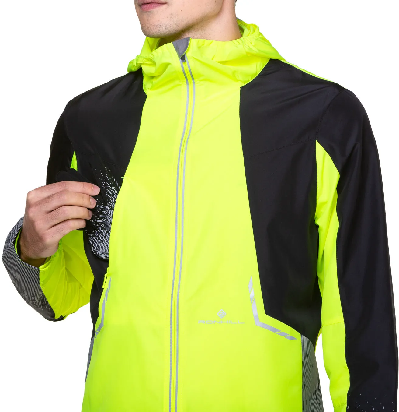 Bekleidung Ronhill Herren Ronhill Tech Reflect Laufjacke für Herren - Gelb