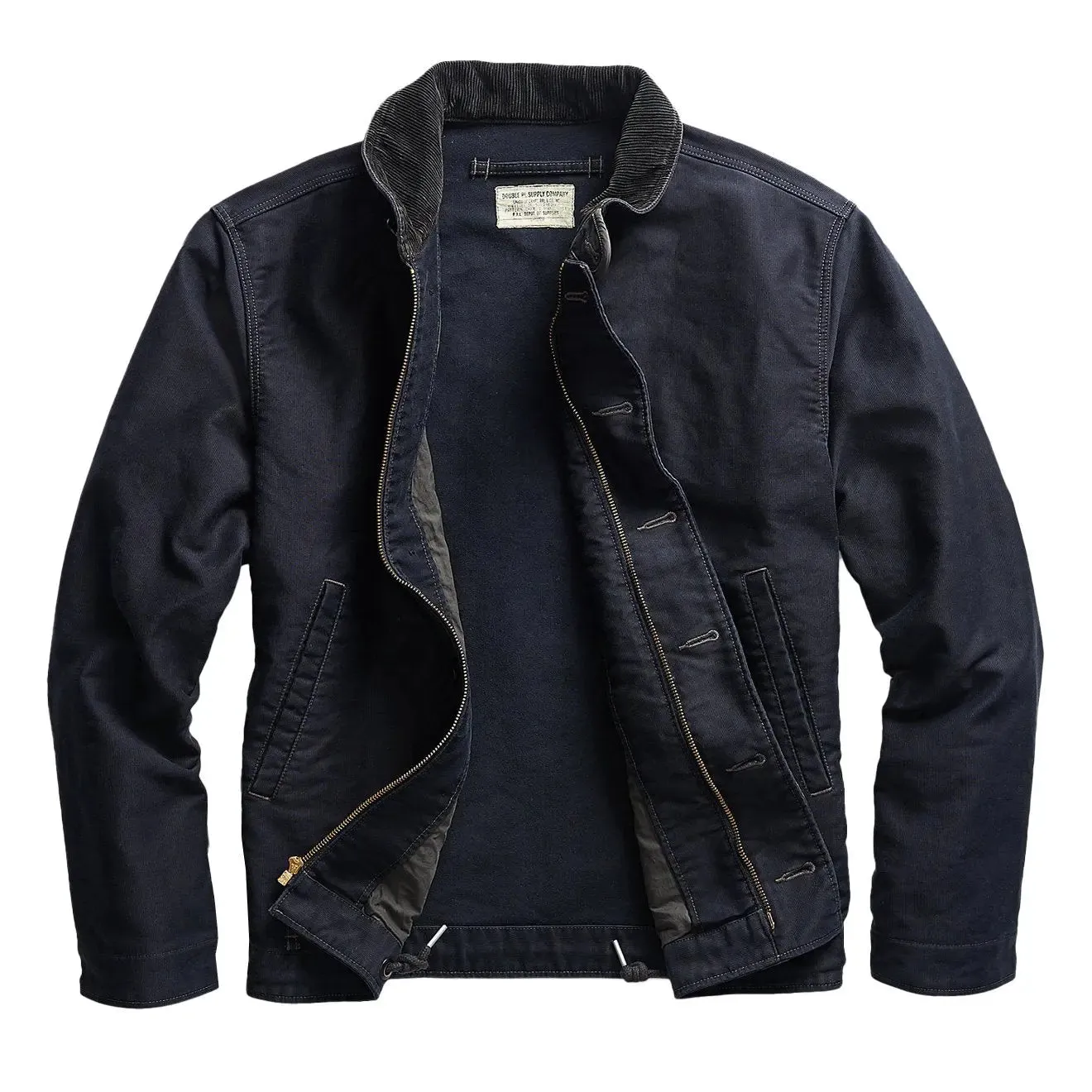 Kleidung RRL von Ralph Lauren Herren RRL von Ralph Lauren Jungle Cloth Deck Jacket Dunkelblau