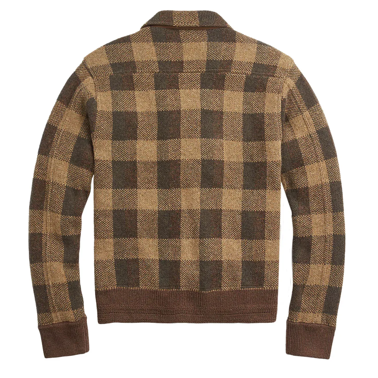 Bekleidung RRL von Ralph Lauren Herren RRL von Ralph Lauren Karo-Woll-Jacke Olive Mehrfarbig