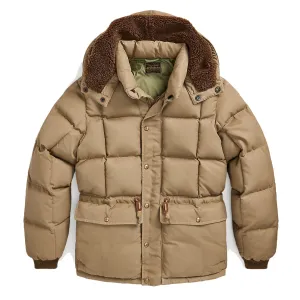 Bekleidung RRL von Ralph Lauren Herren RRL von Ralph Lauren Steppjacke mit Kapuze Vintage Khaki
