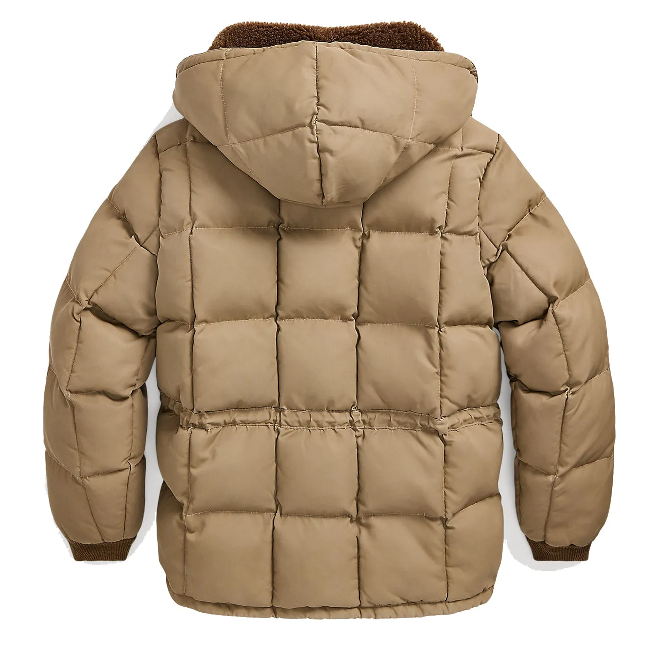 Bekleidung RRL von Ralph Lauren Herren RRL von Ralph Lauren Steppjacke mit Kapuze Vintage Khaki
