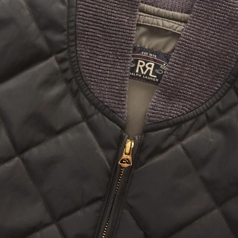 Bekleidung RRL von Ralph Lauren Herren RRL von Ralph Lauren Steppter Innenfutter Jacke Vintage Schwarz