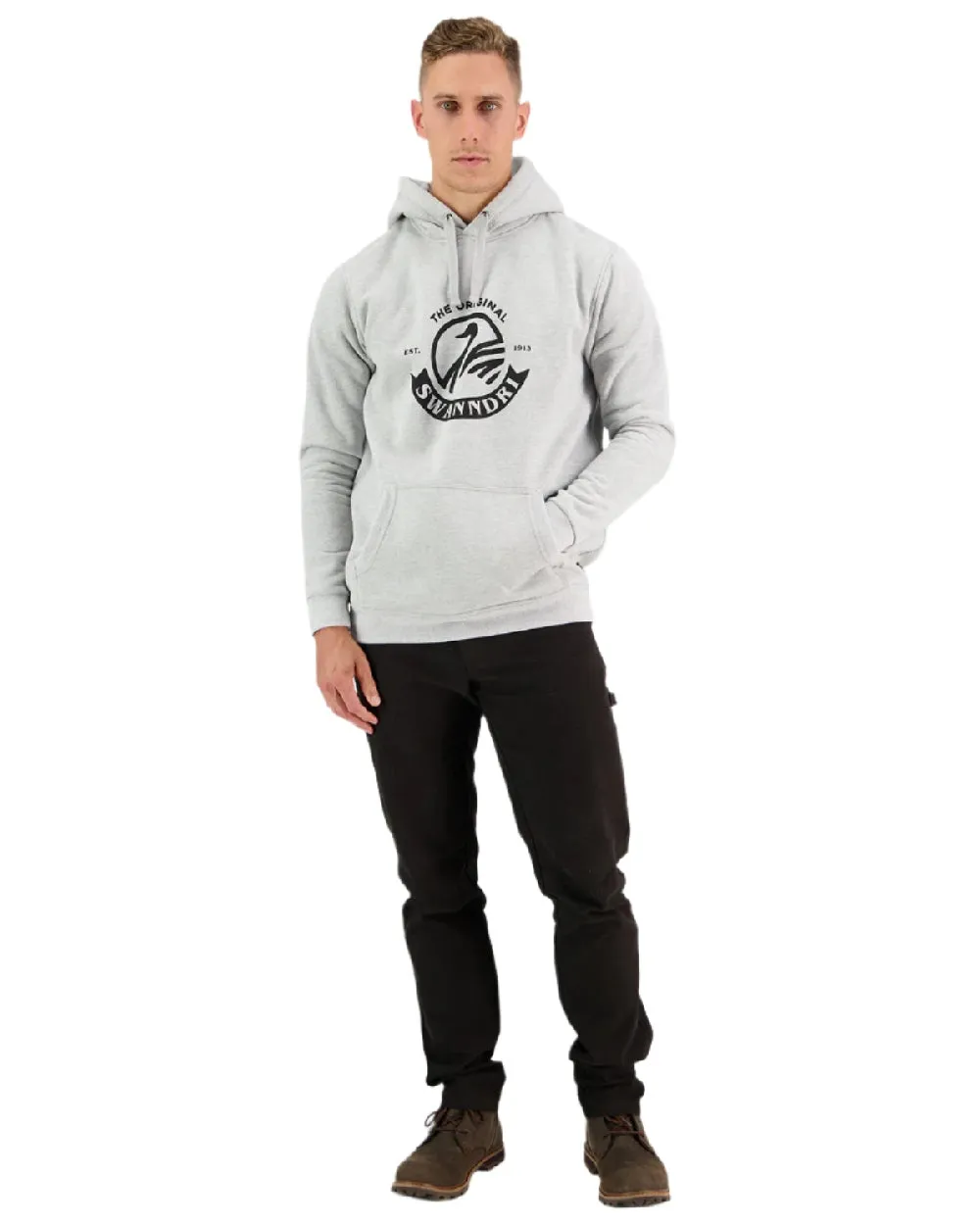 Bekleidung Swanndri Swanndri Herren Original Fleece Kapuzenpullover