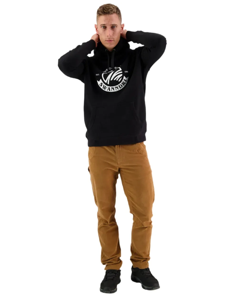 Bekleidung Swanndri Swanndri Herren Original Fleece Kapuzenpullover