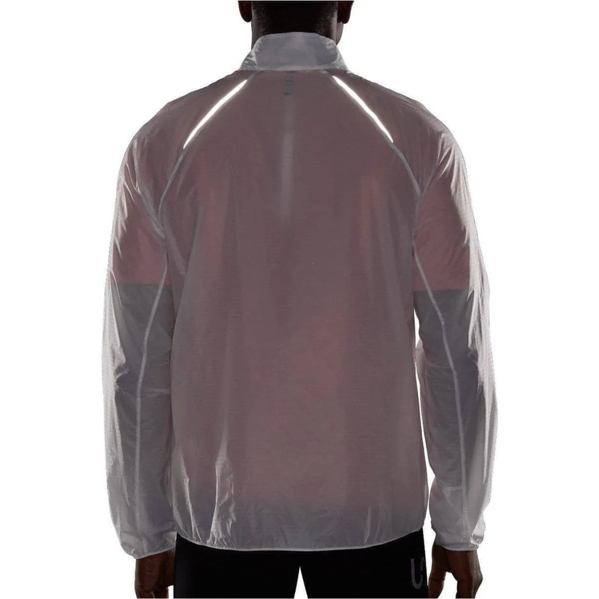 Bekleidung Under Armour Herren Under Armour Impasse Flight Halbzip Herren Laufjacke - Weiß