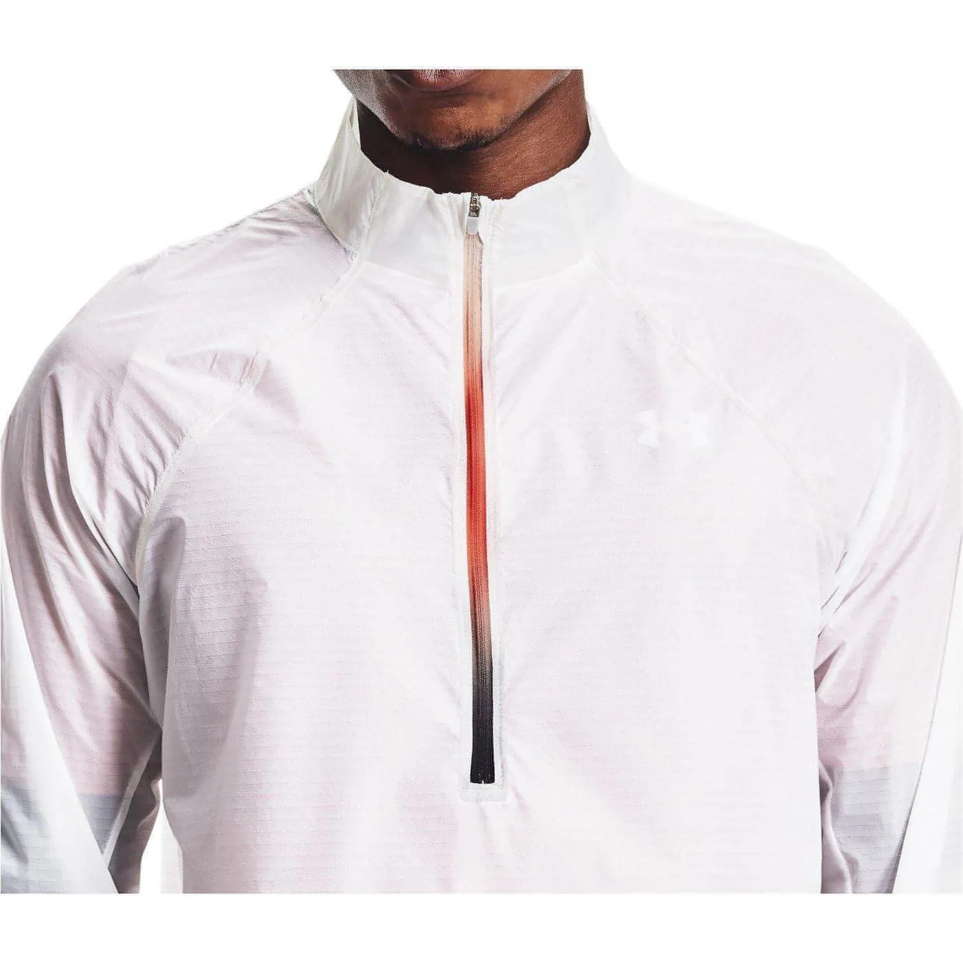 Bekleidung Under Armour Herren Under Armour Impasse Flight Halbzip Herren Laufjacke - Weiß
