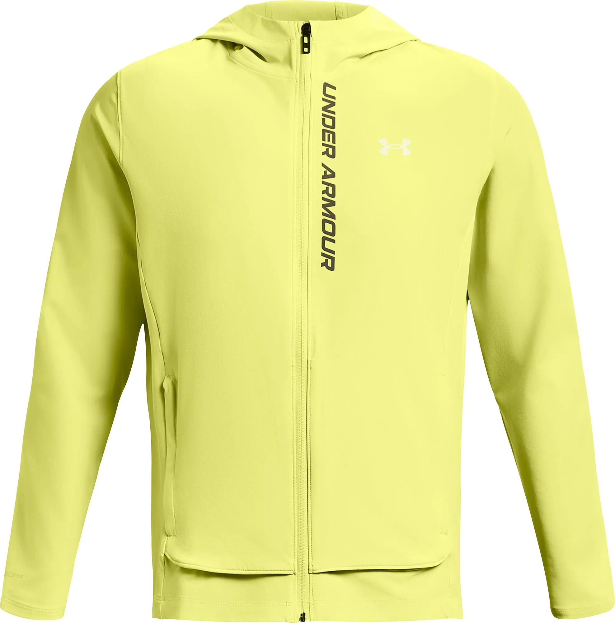Bekleidung Under Armour Herren Under Armour OutRun The Storm Laufjacke für Herren - Gelb