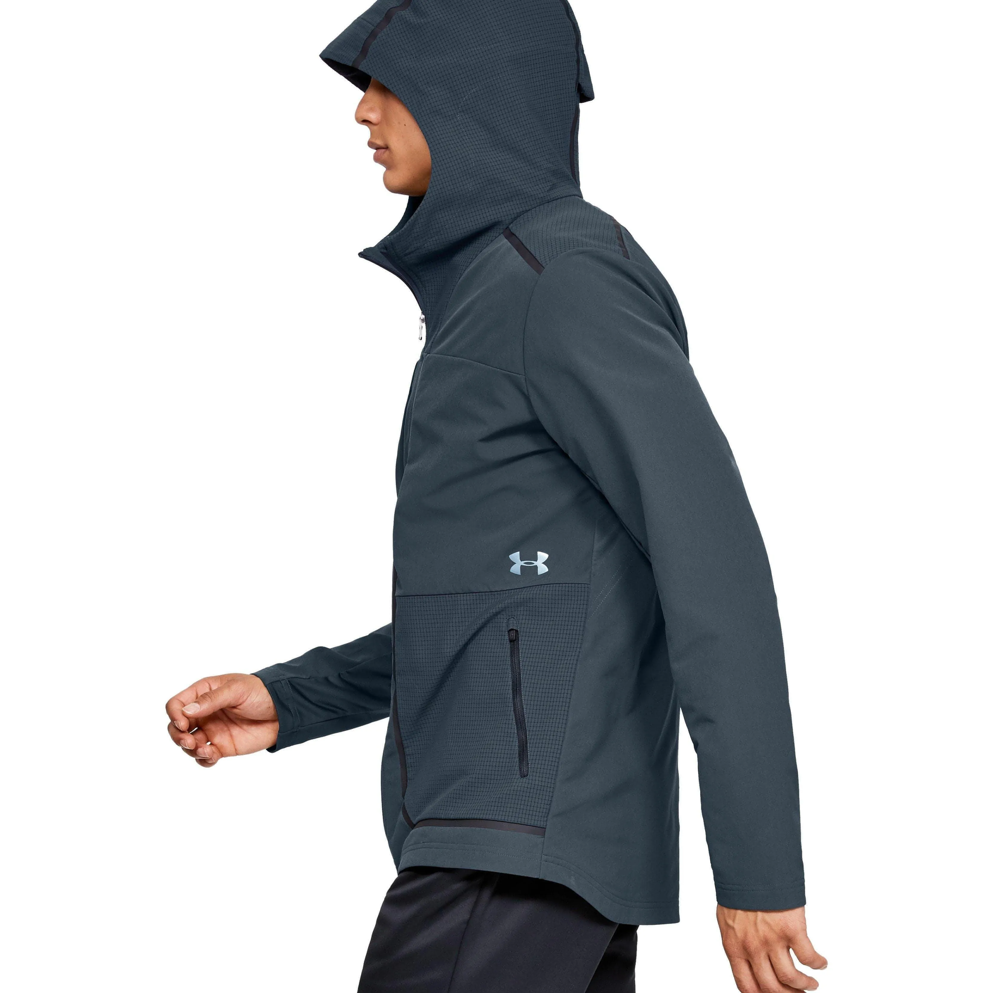 Bekleidung Under Armour Herren Under Armour Perpetual Laufjacke für Herren - Grau