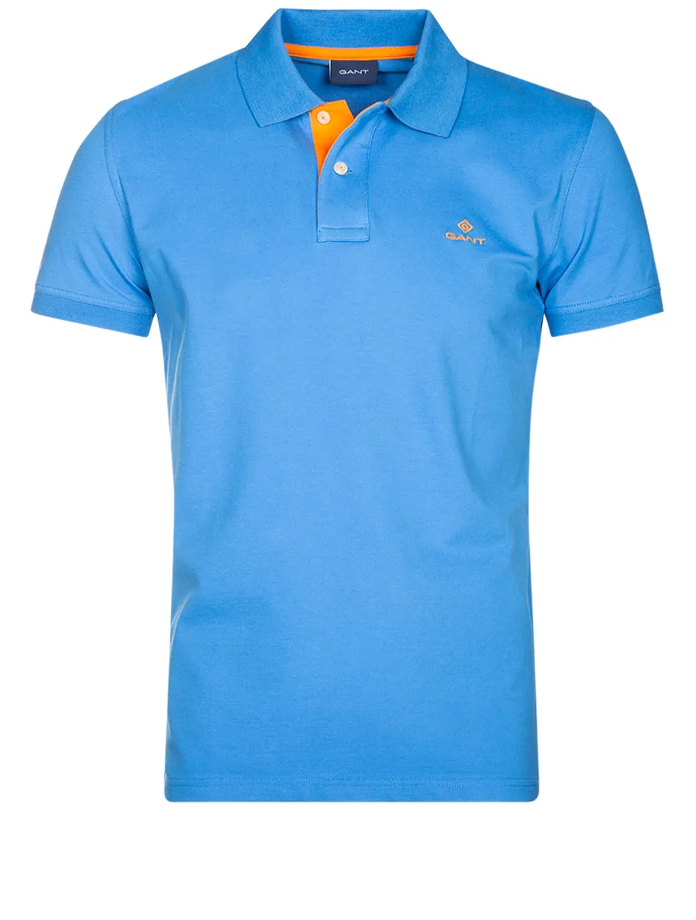 Kontrast-Kragen-Piqué-Rugger-Tag-Blau