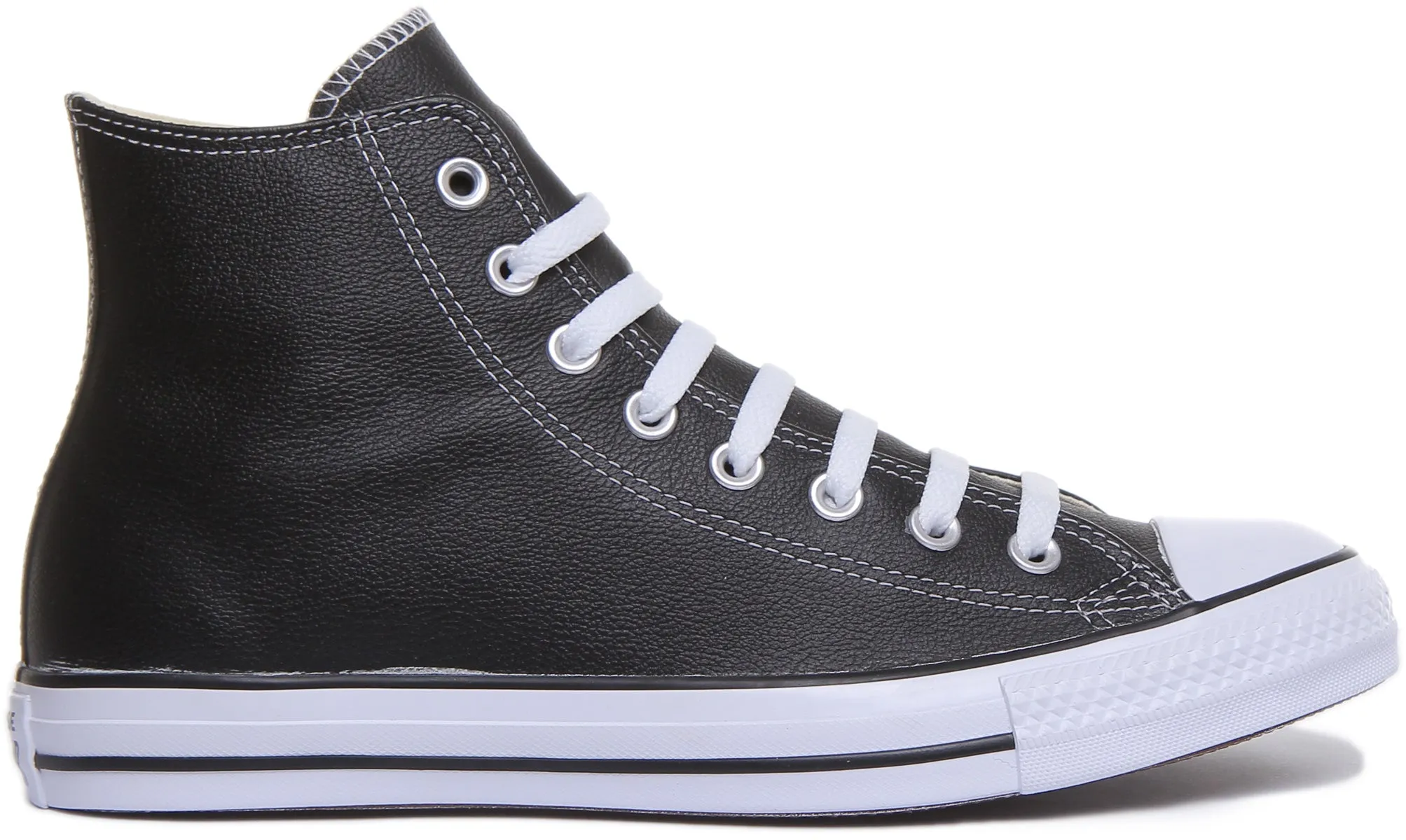 Converse All Star 132170 in schwarzen Lederschuhen Converse