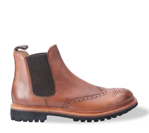 Cotswold Siddington Commando Brogue Chelsea Stiefel Cotswold Schuhe