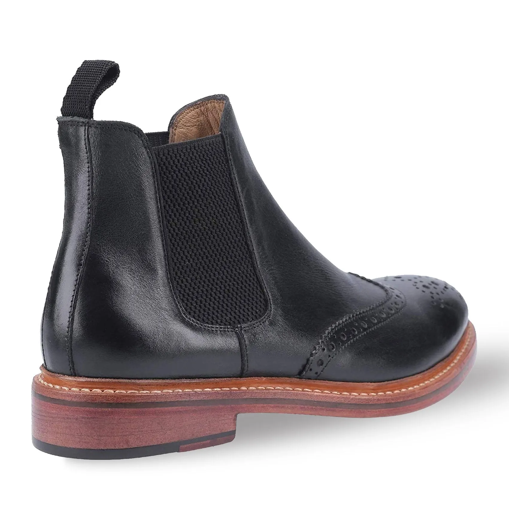 Cotswold Siddington Leder Brogue Chelsea Stiefel Cotswold Schuhe