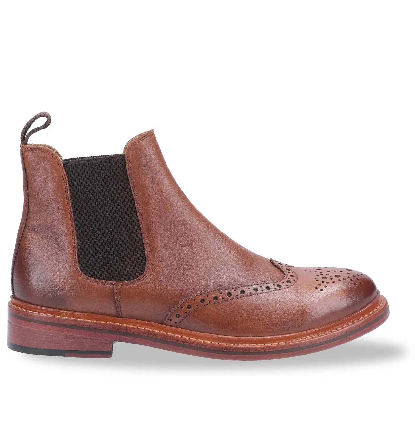 Cotswold Siddington Leder Brogue Chelsea Stiefel Cotswold Schuhe
