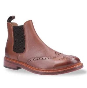 Cotswold Siddington Leder Brogue Chelsea Stiefel Cotswold Schuhe