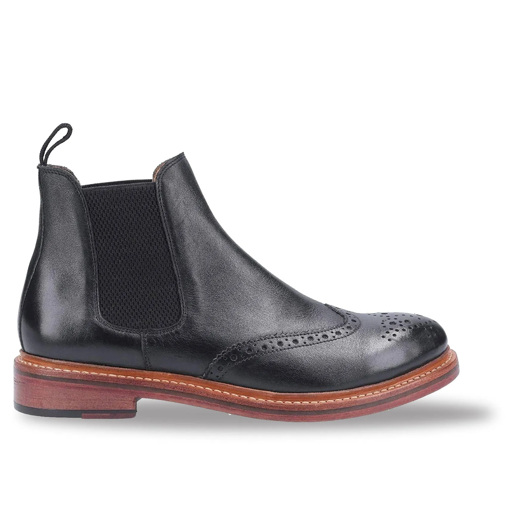 Cotswold Siddington Leder Brogue Chelsea Stiefel Cotswold Schuhe