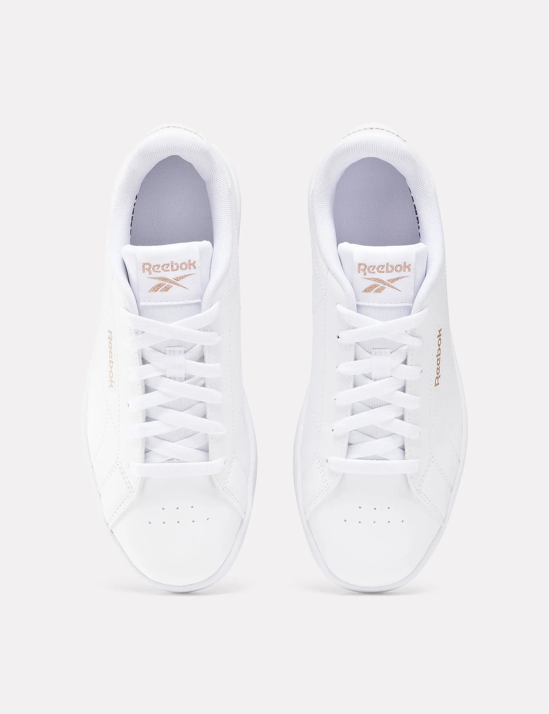 Court Clean Sneakers - Weiß/Roségold