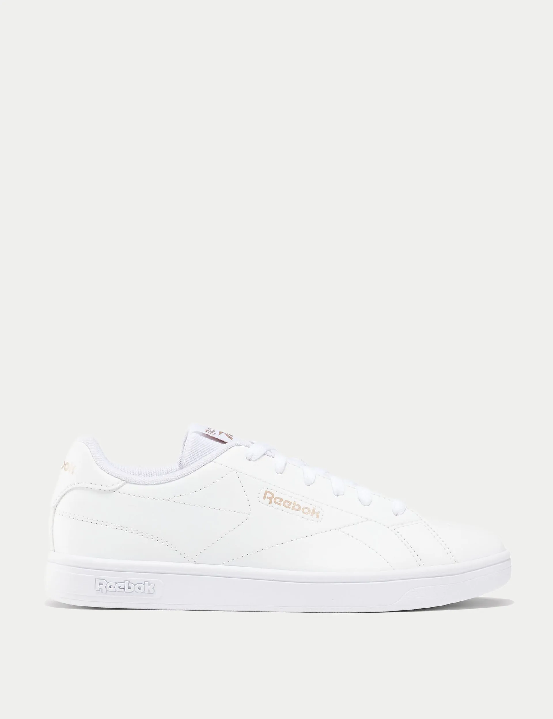 Court Clean Sneakers - Weiß/Roségold