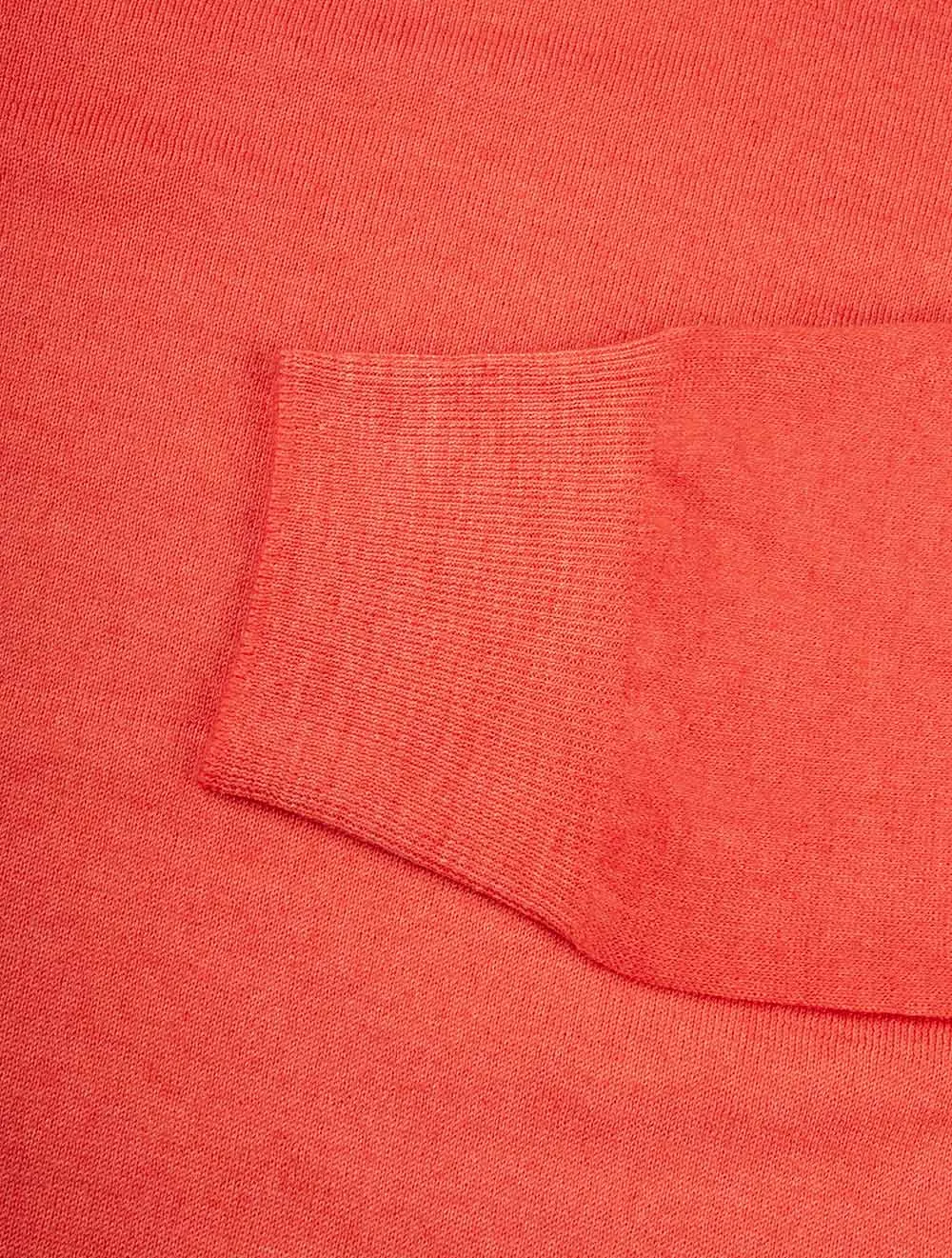 Crew Neck Strickware Orange