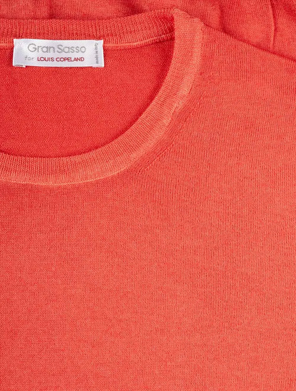 Crew Neck Strickware Orange