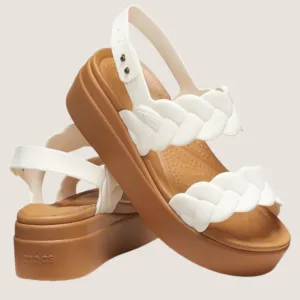 Crocs Brooklyn Woven Upper Low Wedge Schuhe_Crocs