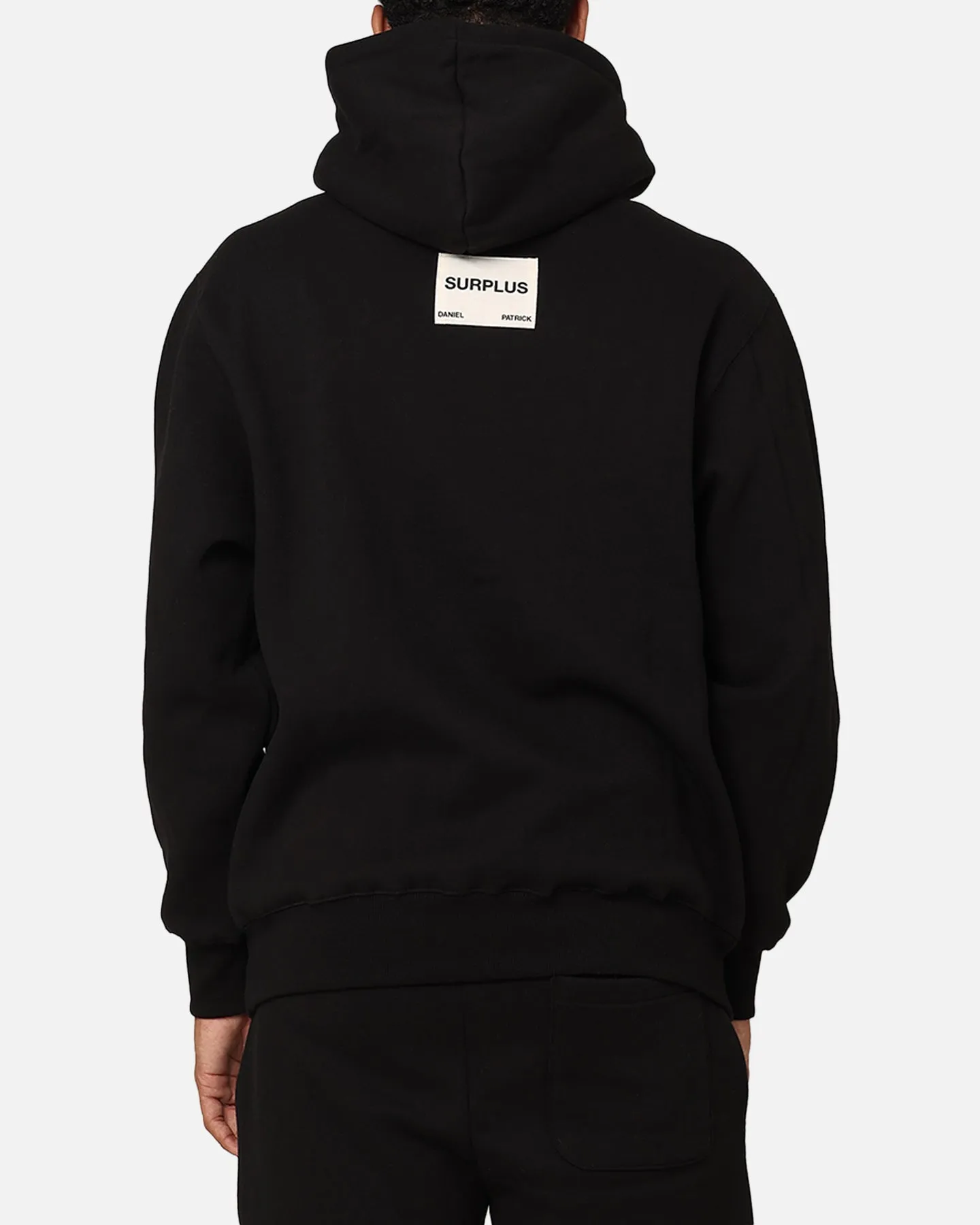 Daniel Patrick Surplus Logo Hoodie Schwarz