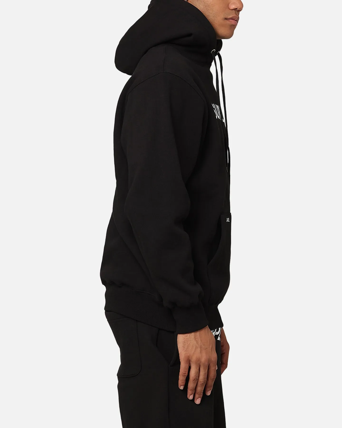 Daniel Patrick Surplus Logo Hoodie Schwarz