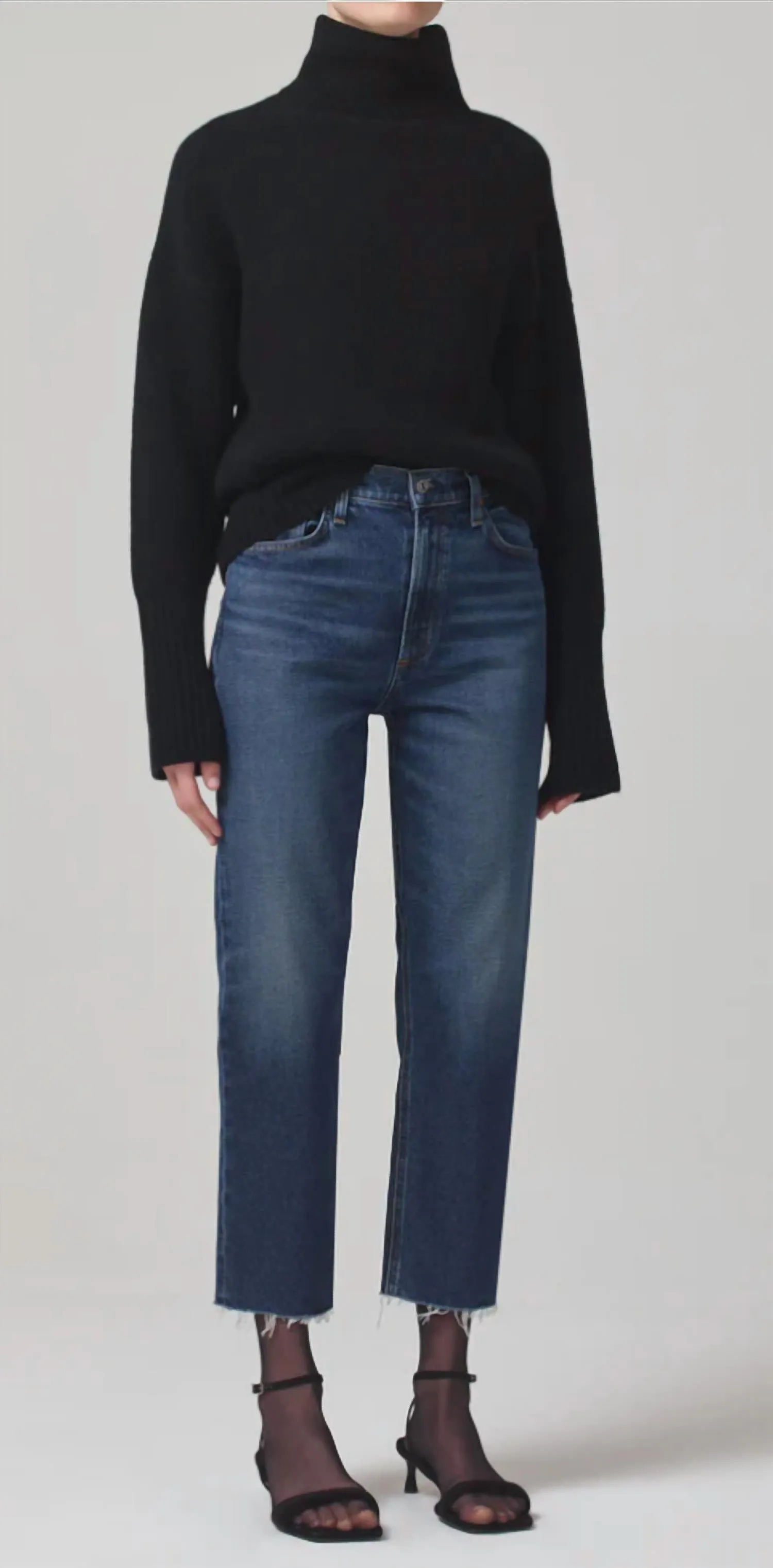 Daphne Crop High Rise Stovepipe