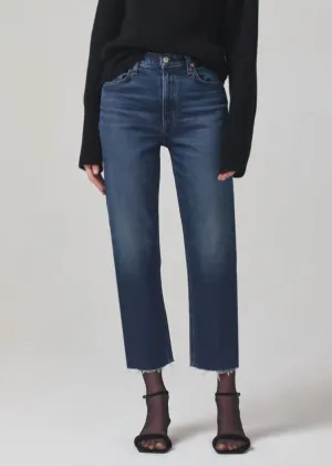 Daphne Crop High Rise Stovepipe