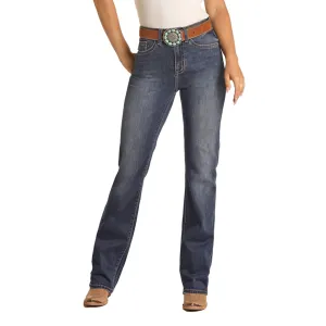 Dunkle Vintage High-Waist Jeans