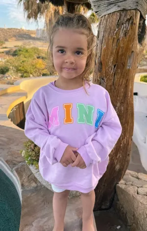 Davis Sweatshirt ~ Rosa Mini Grafik